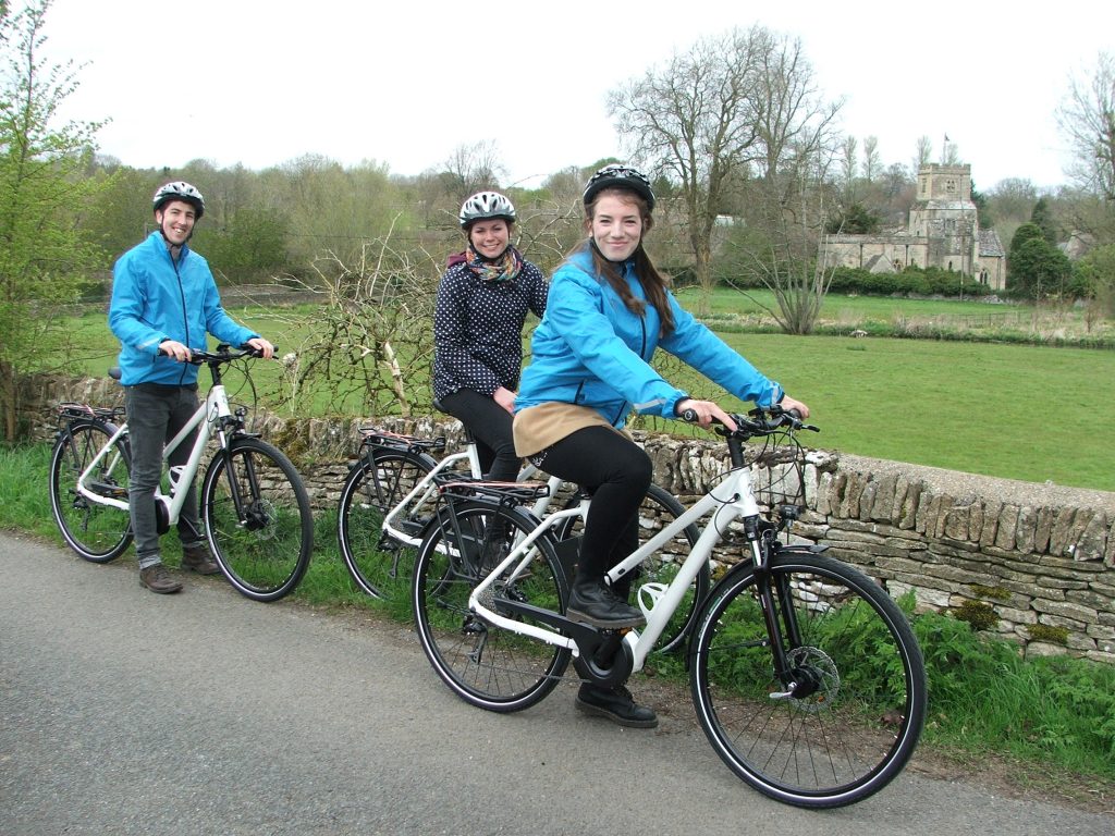 Inaugural ride from the AONB Discovery Centre Cotswold Electric Bike